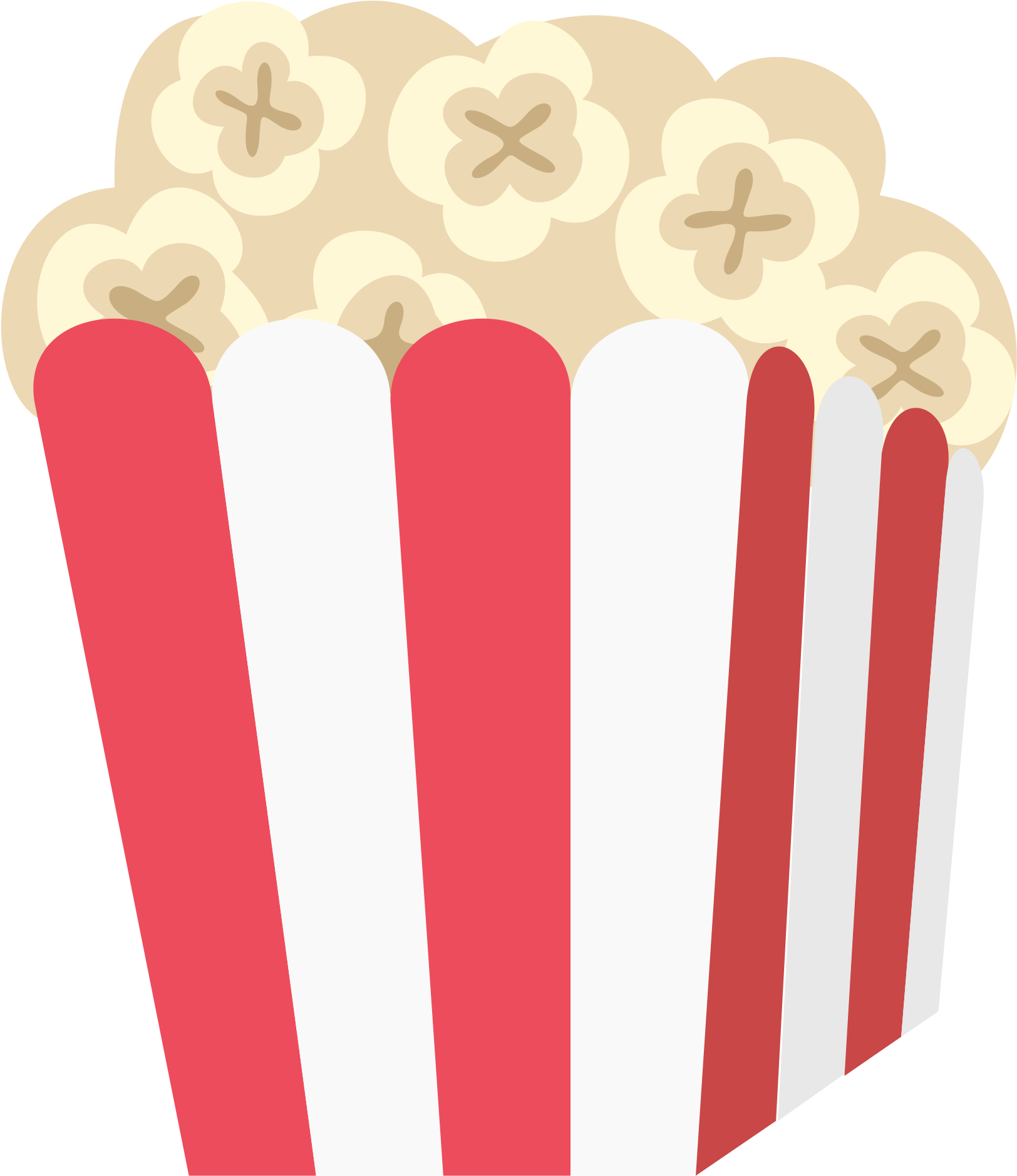 Emoji Clipart Popcorn - Emoji Pop Corn - Png Download (2000x2000), Png Download