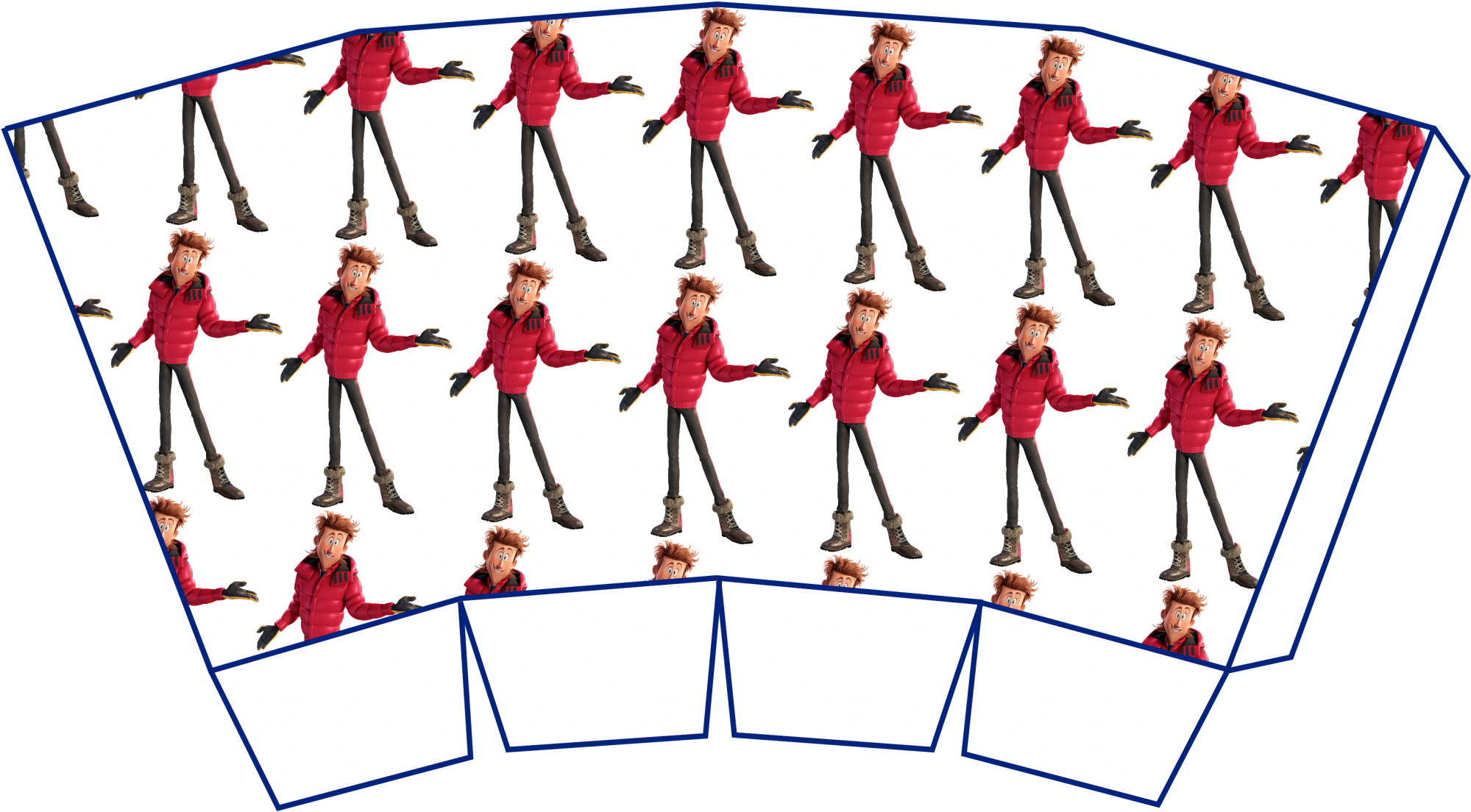 Smallfoot Popcorn Box Printables - Performance Clipart (2048x1170), Png Download