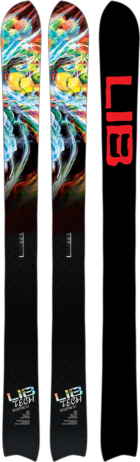 Ski Png - Lib Tech Mega Pow Clipart (1600x1600), Png Download