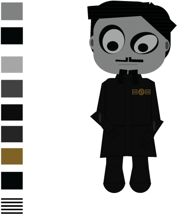 #scrappies #characters #robots #good #evil #a - Cartoon Clipart (612x792), Png Download