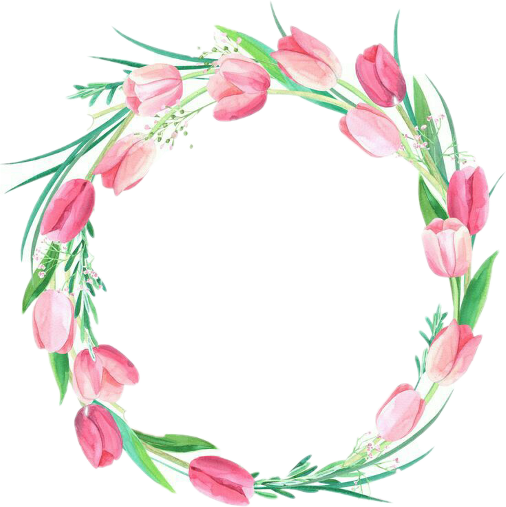 Flower Sticker - Flower Crown Sticker Clipart (1024x1025), Png Download