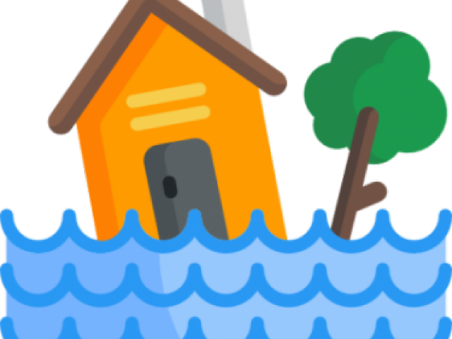Flooded Clipart Transparent - Inundacion Icono Png (640x480), Png Download