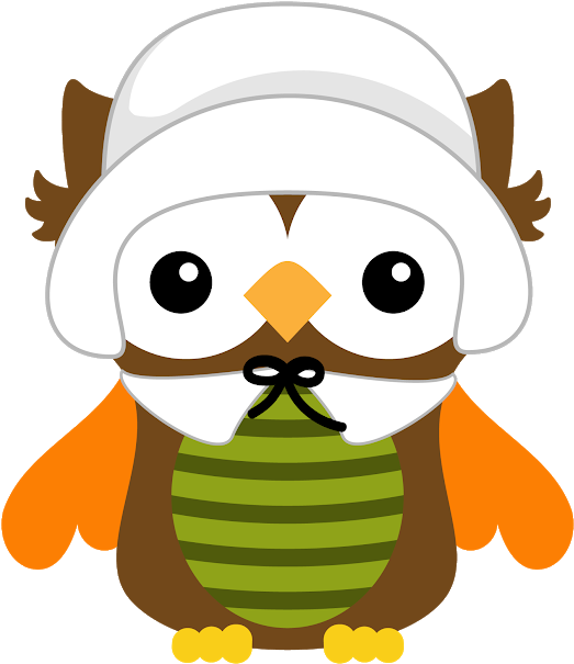 Thanksgiving Owl Pilgrim - Owl November Clip Art - Png Download (620x620), Png Download