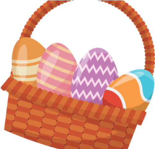 Picnic Basket Clipart Food Clipart - Easter Bunny - Png Download (640x480), Png Download
