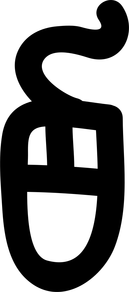 Computer Mouse Draw Comments Clipart (434x980), Png Download