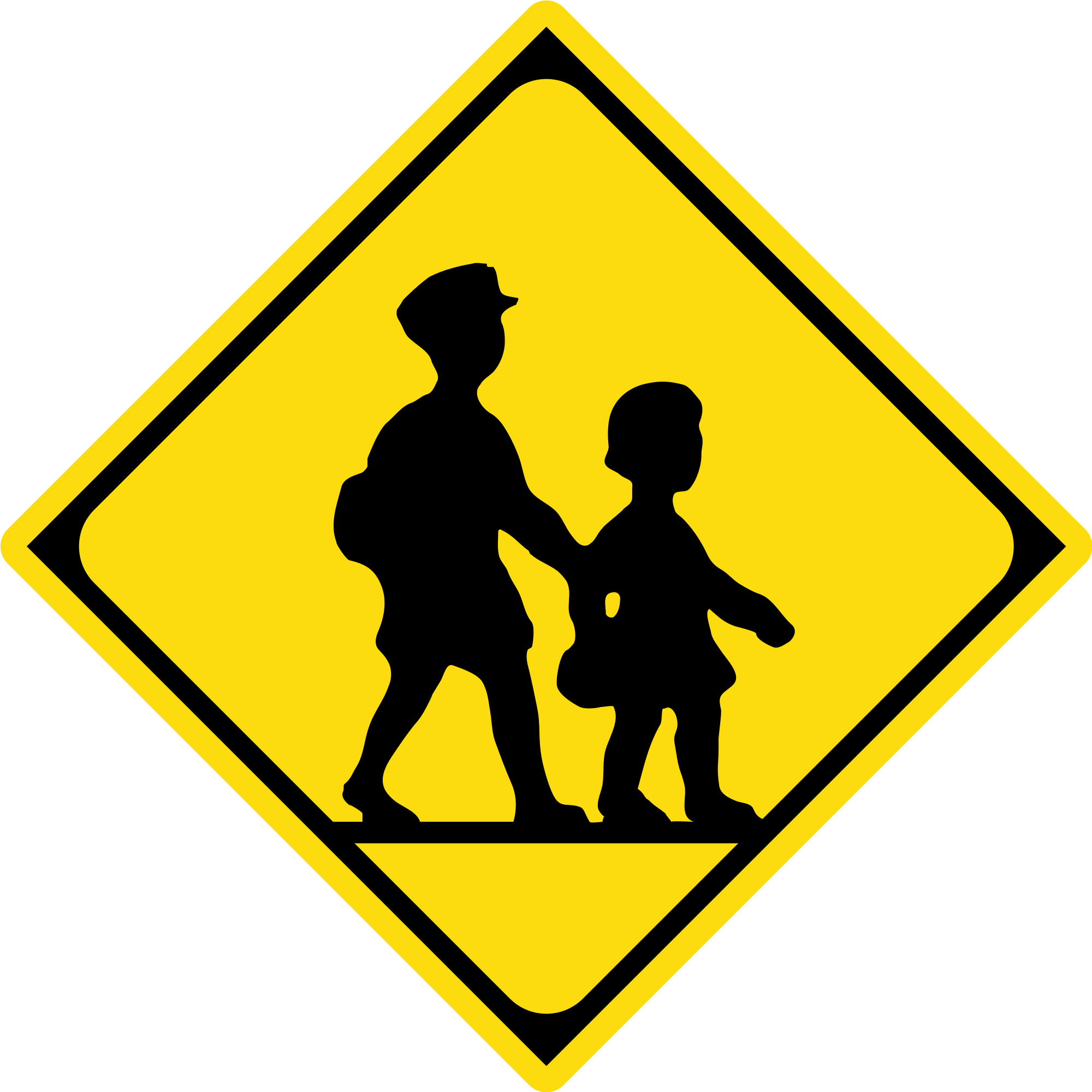 Open - Winding Right Road Signs Clipart (2000x2000), Png Download