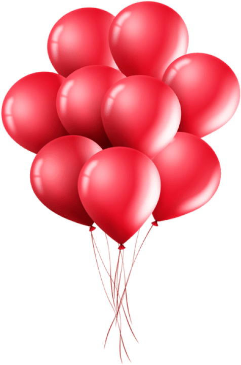 Free Png Red Balloons Png Images Transparent - Transparent Red Balloon Clipart (480x735), Png Download