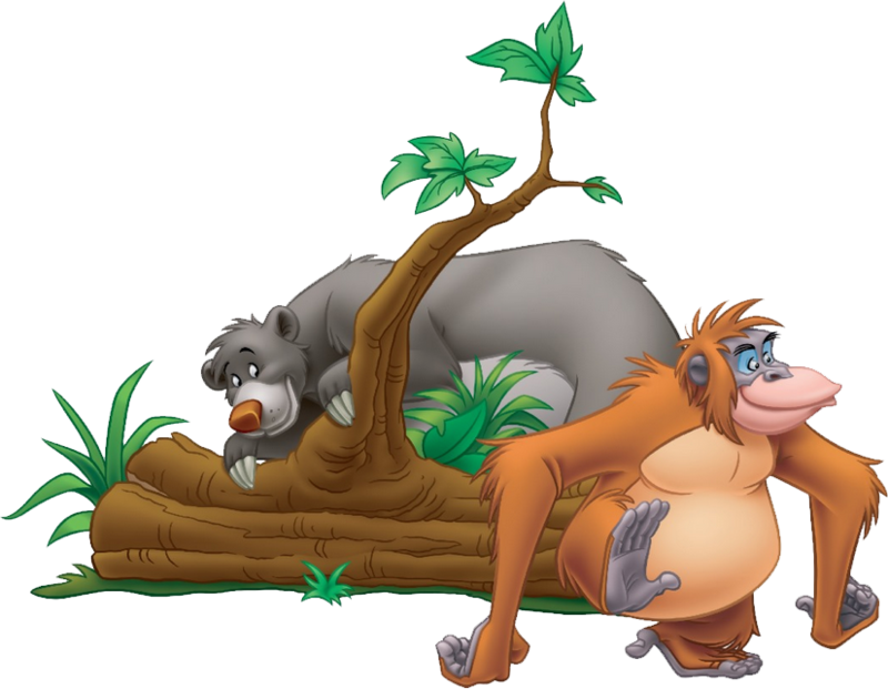 King Louie Png Image - King Louie Disney Jungle Book Clipart (800x621), Png Download