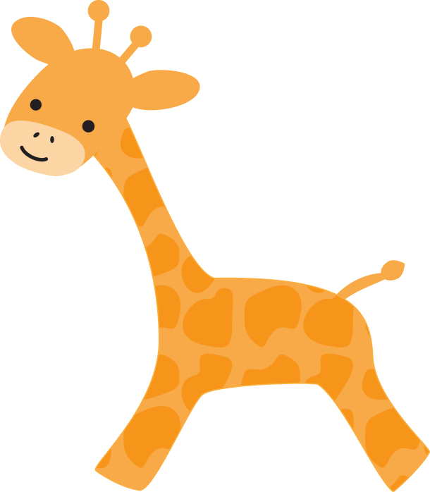 ○‿✿⁀giraffes‿✿⁀○ - Safari Clipart - Png Download (610x698), Png Download