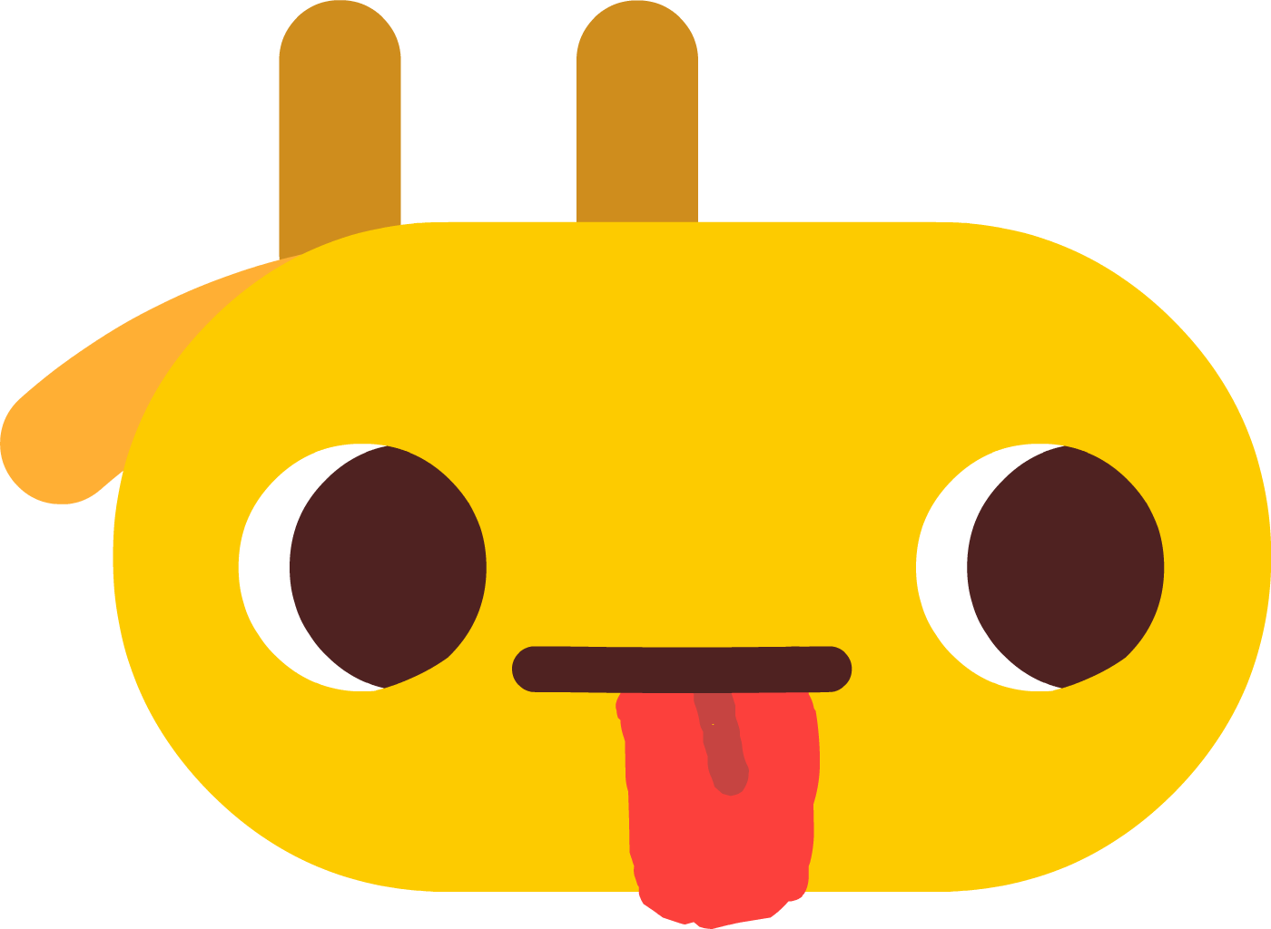 Unicycle Giraffe Messages Sticker-0 - Cartoon Clipart (1400x1024), Png Download