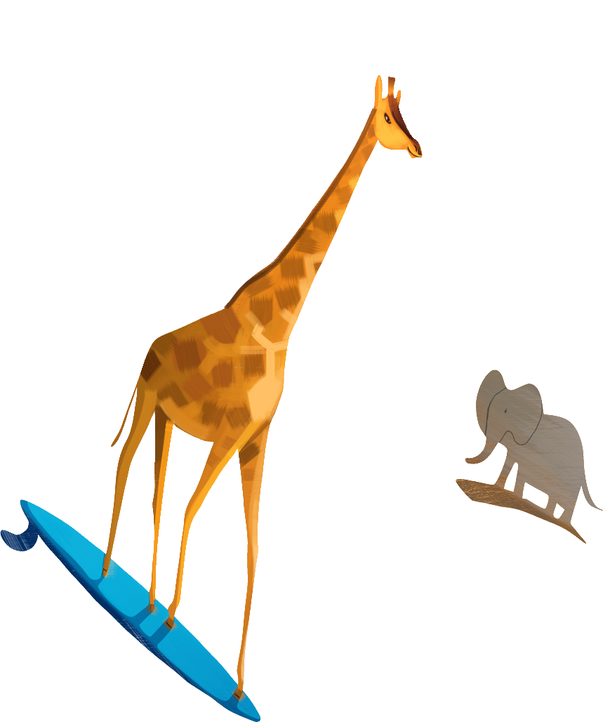 Giraffa - Giraffe Clipart (859x1028), Png Download