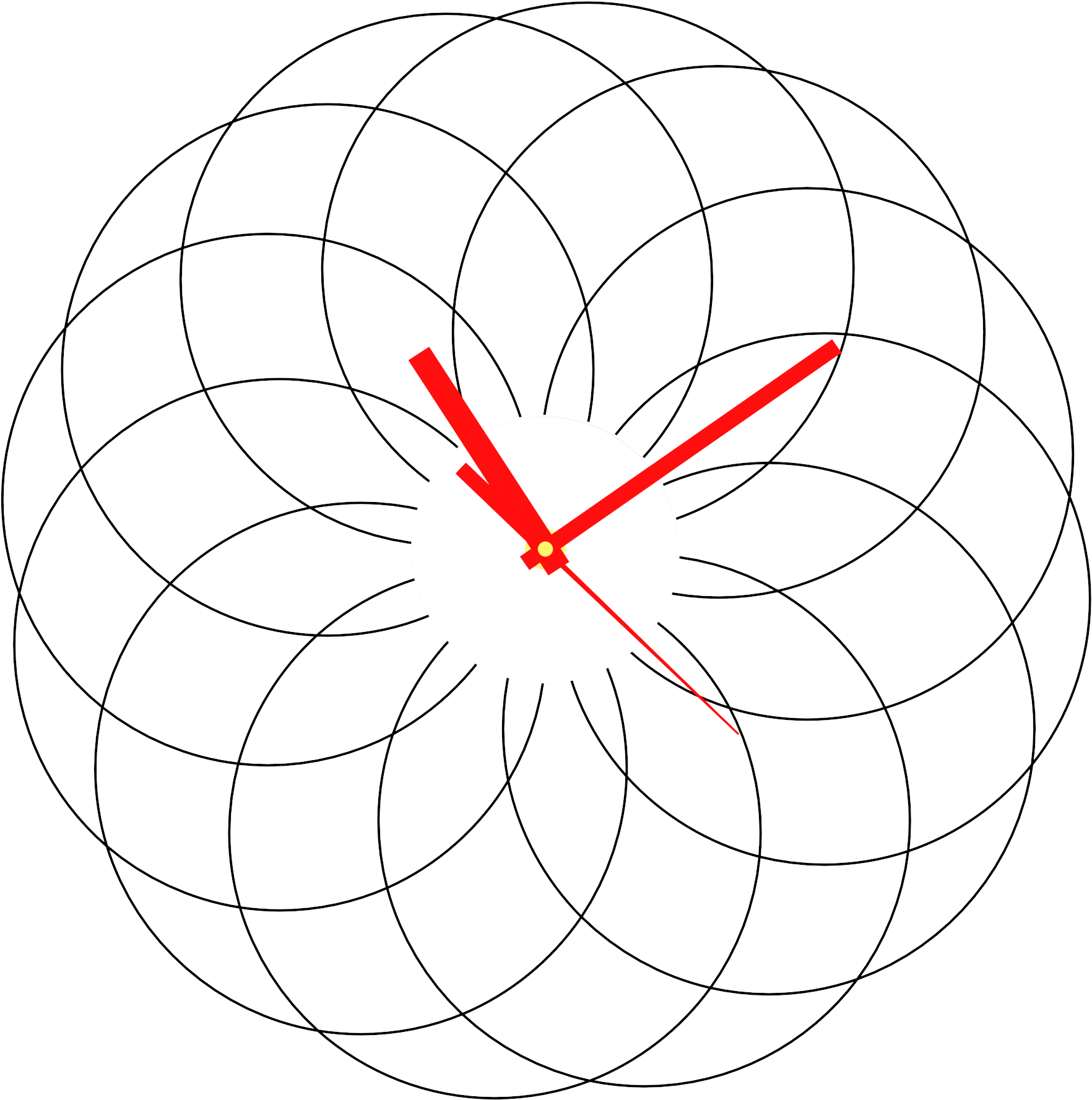 Clock Png Clipart - Line Art Transparent Png (3000x2250), Png Download