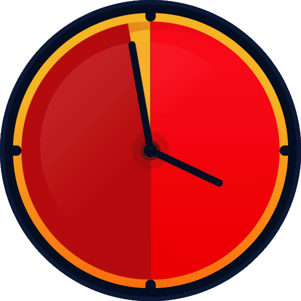 Clipart Clock Png - Circle Transparent Png (605x605), Png Download
