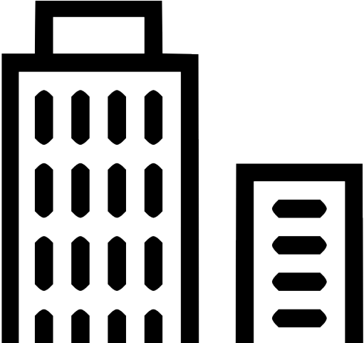 Skyscraper Clipart Small Building - City Icon Png Free Transparent Png (640x480), Png Download