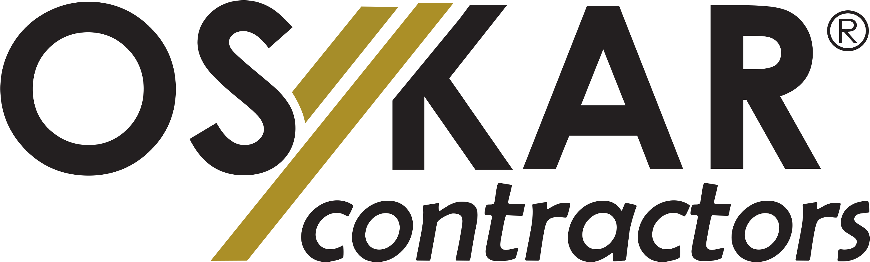 Oskar Building Contractors - Graphic Design Clipart (3007x986), Png Download