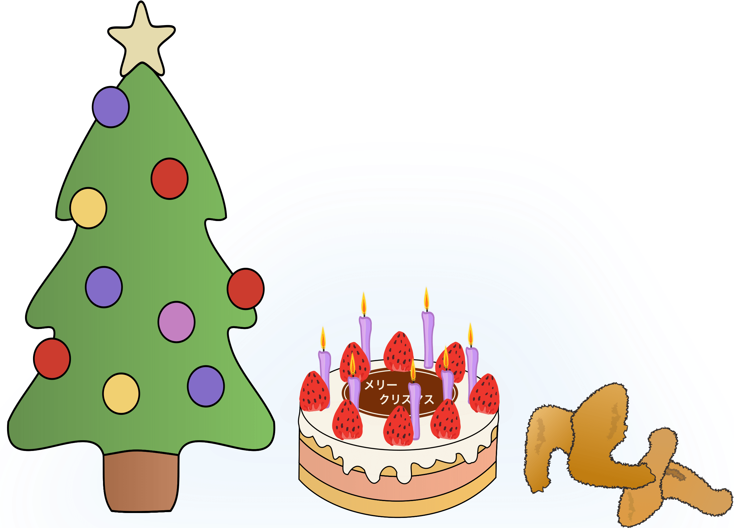 Christmas Tree Clipart (2400x1749), Png Download