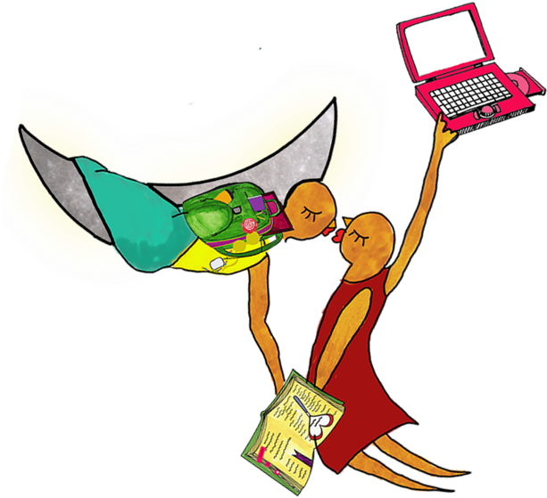 Afrah Shafiq Creative Associate - Cartoon Clipart (620x588), Png Download