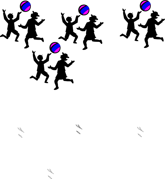 Kids Playing Clip Art - Png Download (552x596), Png Download