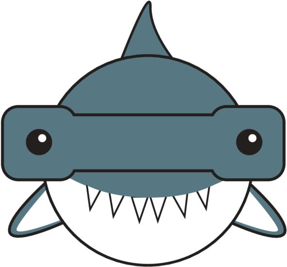 Animaru Hammerhead Shark Clipart (592x551), Png Download