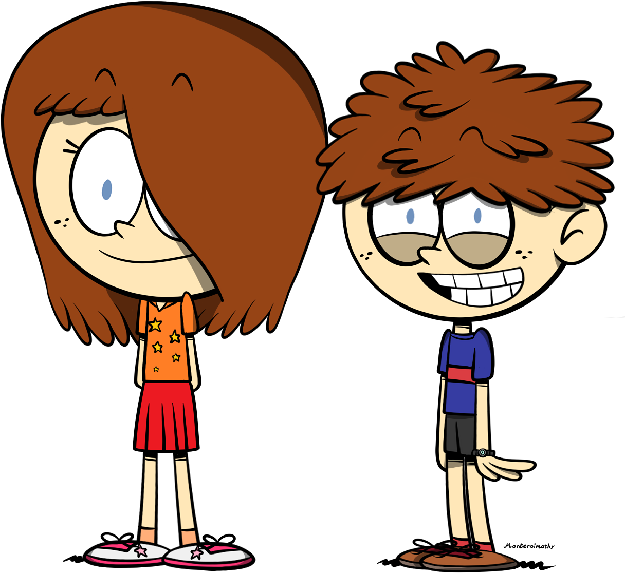 Thhe Loud House Fanart - Cartoon Clipart (1216x1116), Png Download