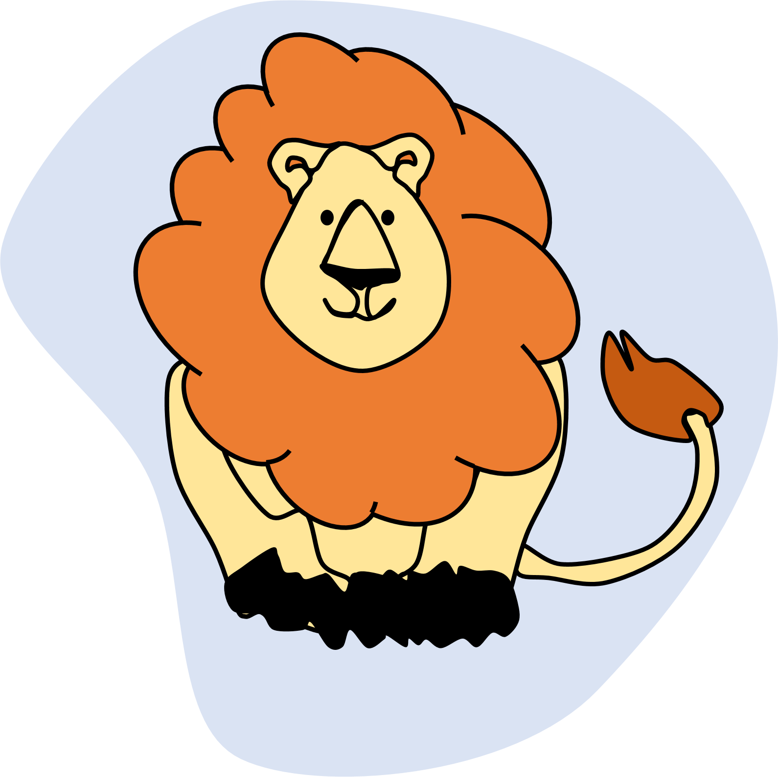 Lion Clipart Free - Png Download (1590x1589), Png Download