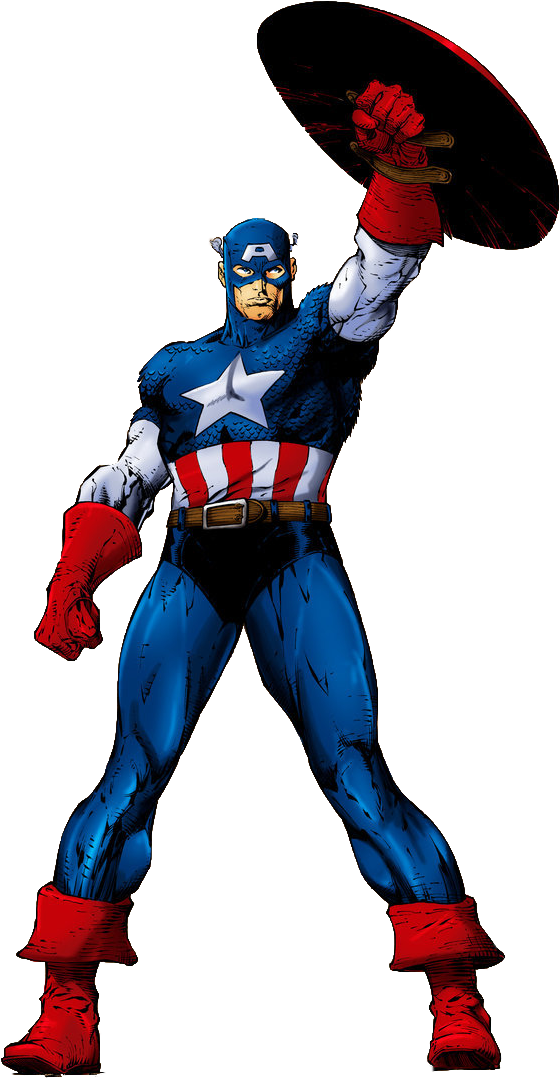 Captain America - David Finch Captain America Clipart (800x1244), Png Download