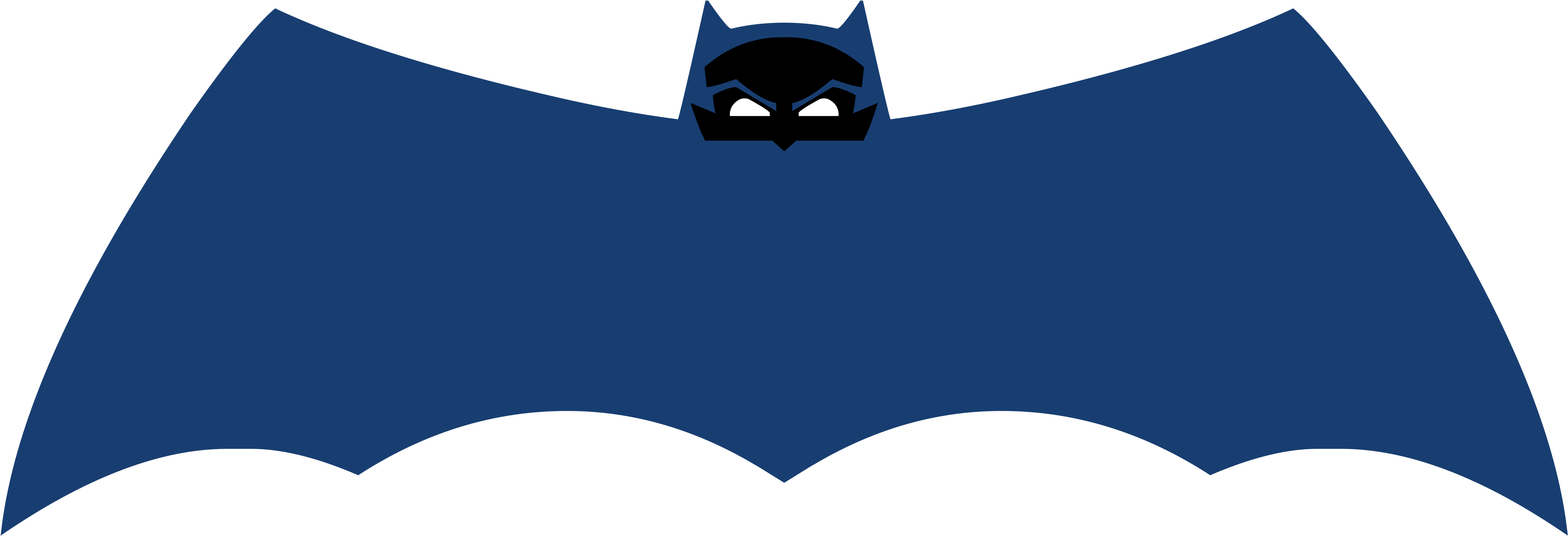 Batman Logo By Jamesng8 Clipart (4700x1606), Png Download