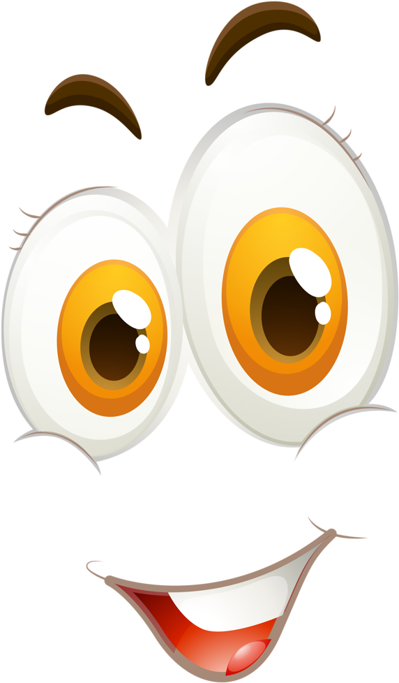 Batman Smiley Face,yes Bat Will Visit Idioto,with Joker - Round Eye Happy Expression Clipart - Png Download (572x978), Png Download