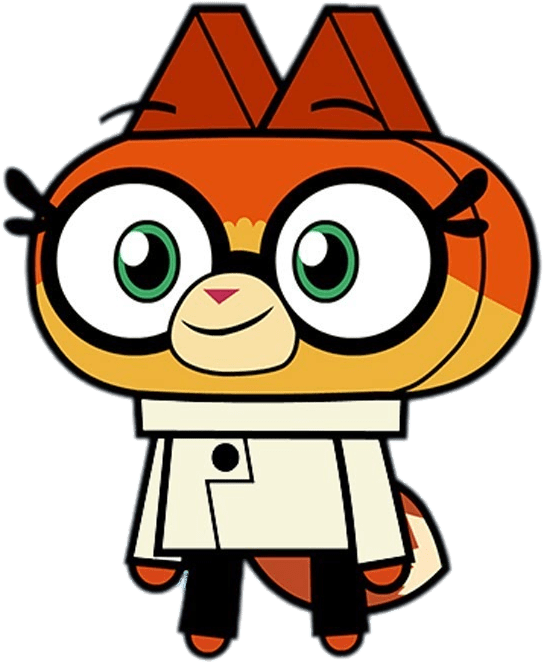 Download - Unikitty Show Dr Fox Clipart (599x692), Png Download