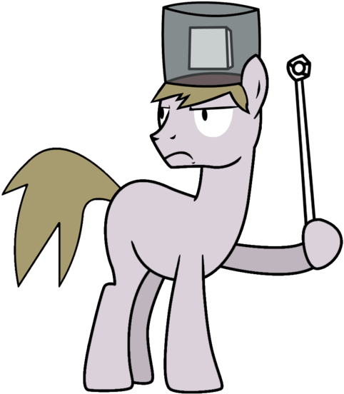 Deadly Space Action , Ponified, Pony, Safe, Simple - Cartoon Clipart (569x600), Png Download