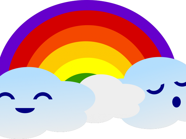 Rainbow Clipart Weather - Png Download (640x480), Png Download