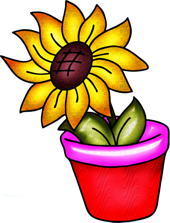 Clip Art, Bouquet, Blog, I Think Of You, Thinking Of - Flower Vases With Flowers Clipart - Png Download (551x724), Png Download