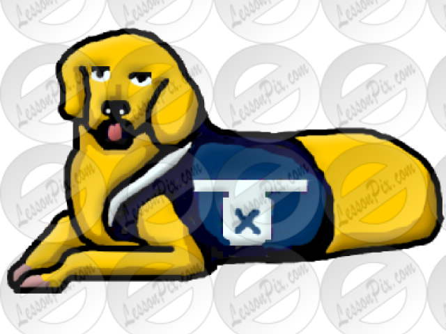 Beagle Clipart Therapy Dog - Longdog - Png Download (640x480), Png Download