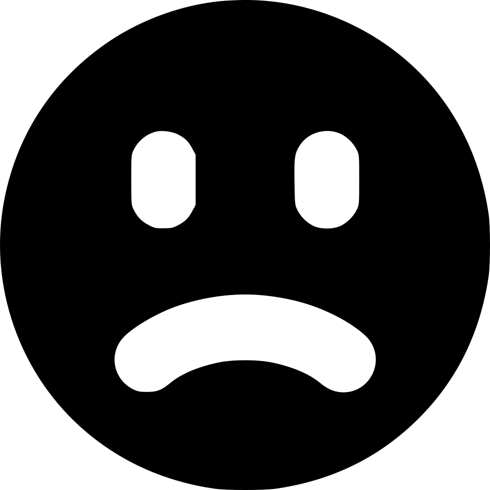 Face Sad Comments - Mood Icon Png Clipart (980x980), Png Download