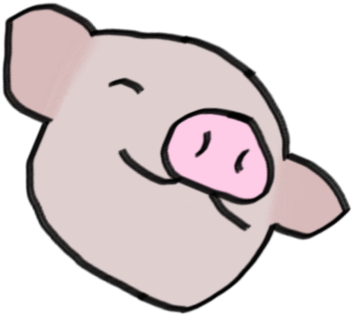 Pig Piglet Cartoon Petoonfreetoedit Clipart (640x640), Png Download