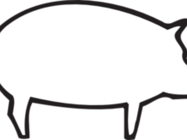 Pig Clipart Outline - Circle - Png Download (640x480), Png Download