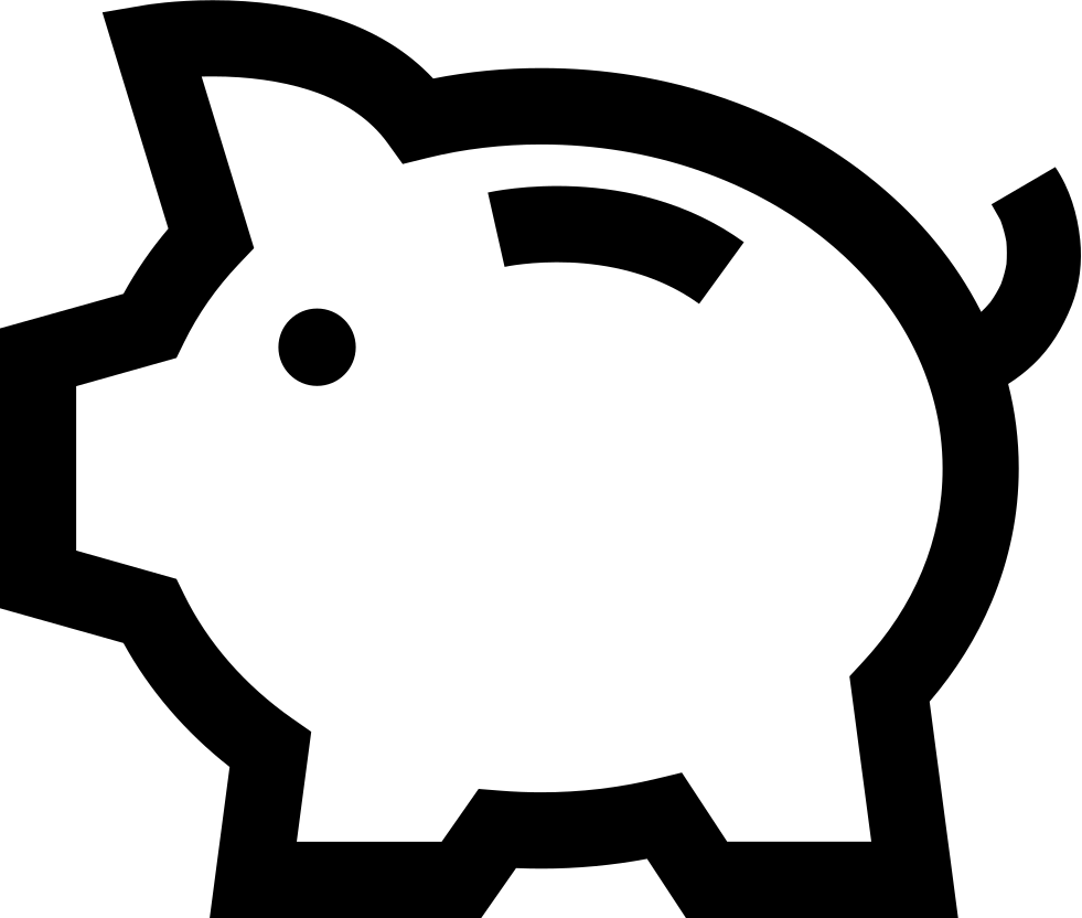 Png File - Pig Icon Png Clipart (981x832), Png Download