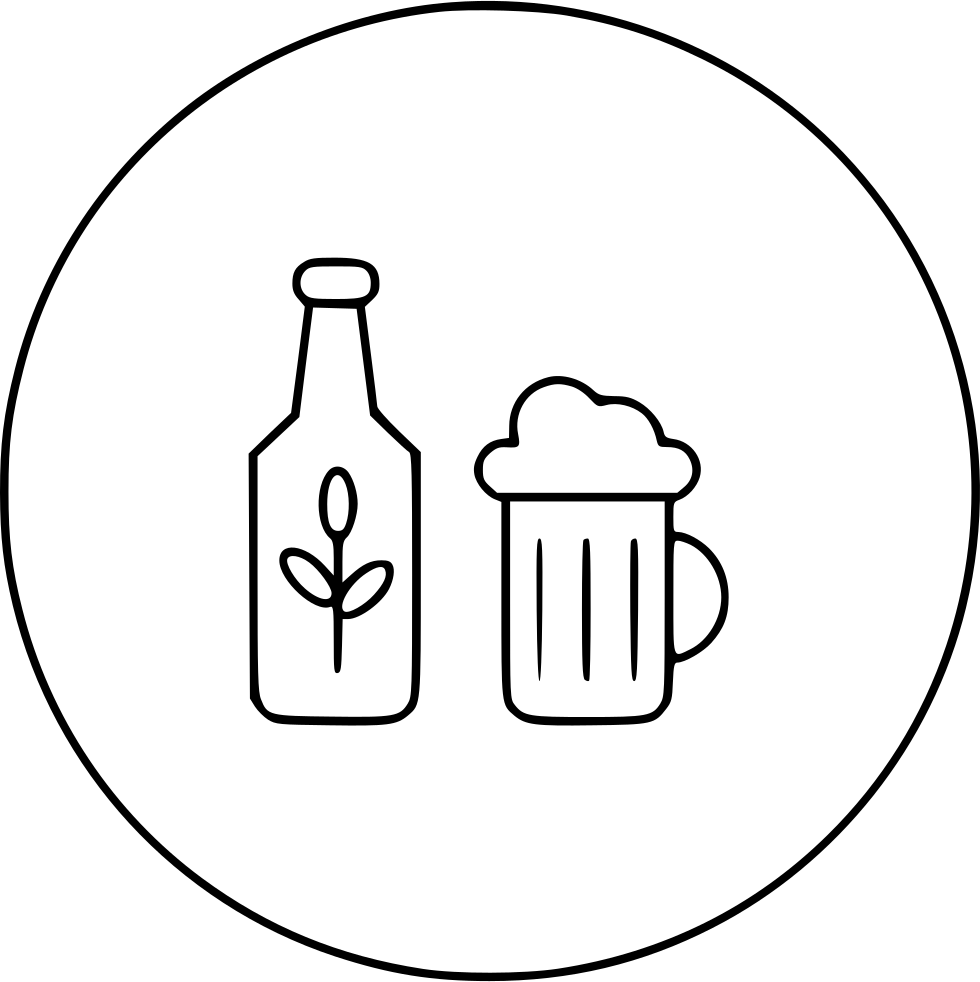 Beer Liquor Bottle Glass Mug Comments Clipart (980x982), Png Download