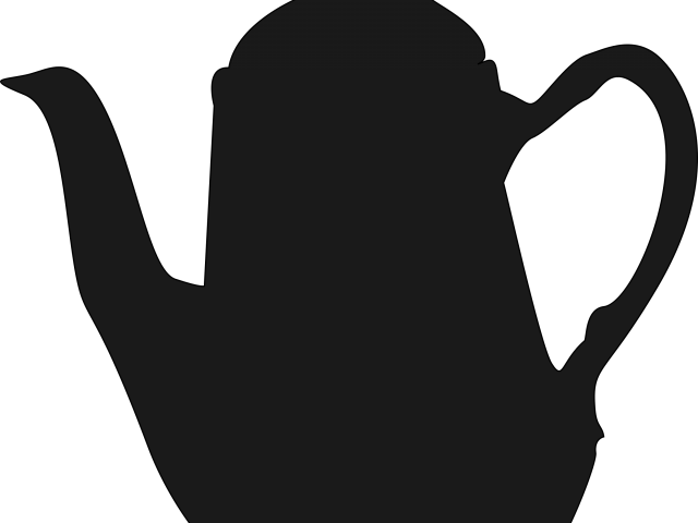 Teapot Clipart Clip Art - Black Clipart Teapot - Png Download (640x480), Png Download