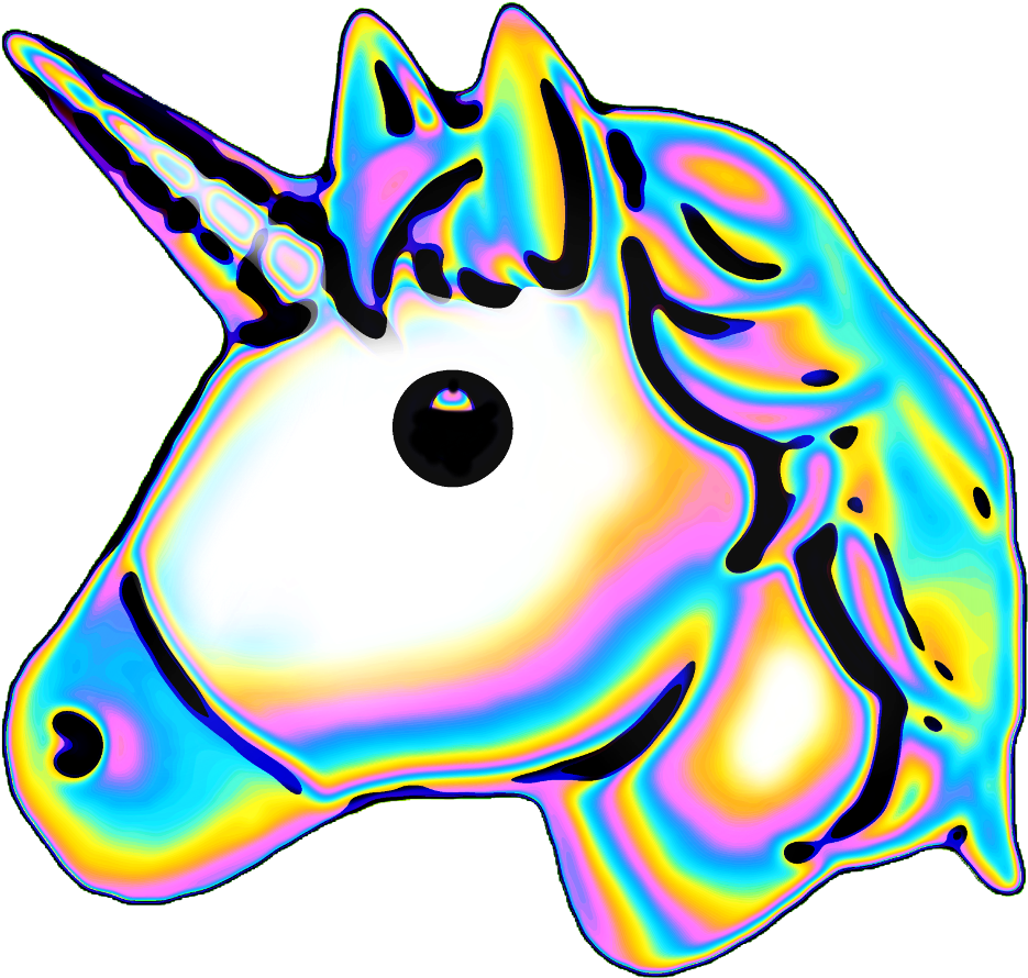 Unicorn Sticker Clipart (1024x1024), Png Download