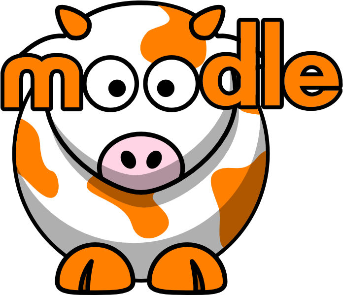 How To Moodle - Cartoon Cow Clipart (720x598), Png Download