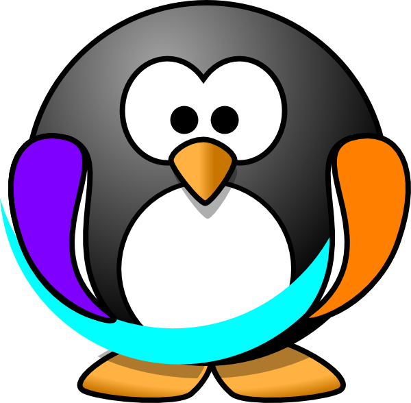 Small - Penguin With No Background Clipart (600x588), Png Download