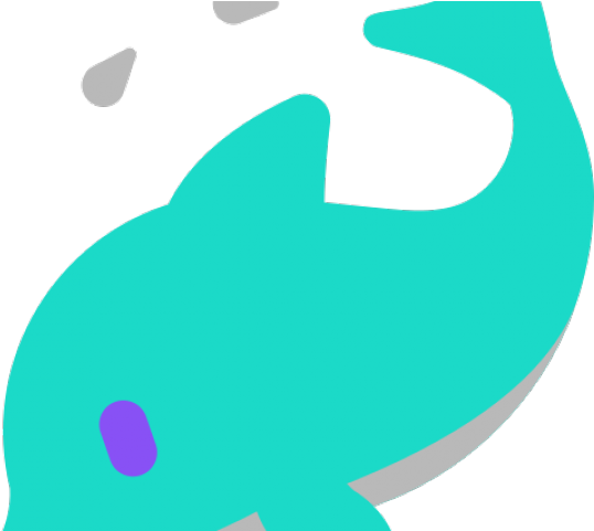 Drawn Dolphins Pop Art Clipart (640x480), Png Download
