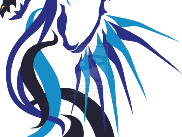 Blue Dragon Clipart Teal Baby - Logo Dragon Png Blue Transparent Png (640x480), Png Download