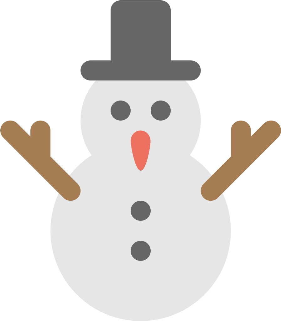 Download Svg Download Png - Snowman Icon Png Clipart (1024x1024), Png Download