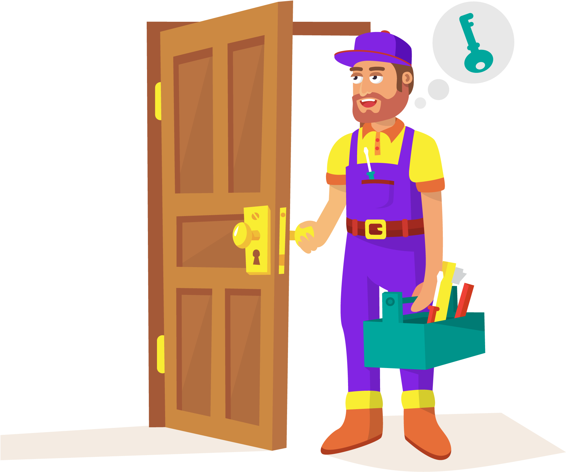 Licensed, Bonded & Insured - Cartoon Clipart (2000x2000), Png Download