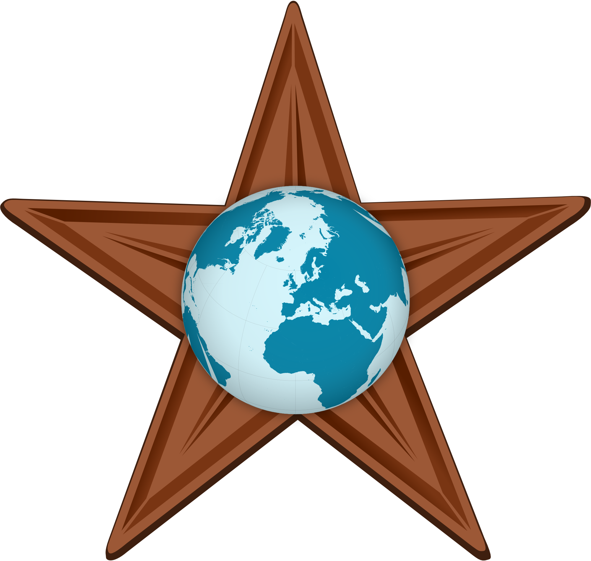 Barnstar Geography Hires - Left Wing Nationalism Clipart (2000x1900), Png Download