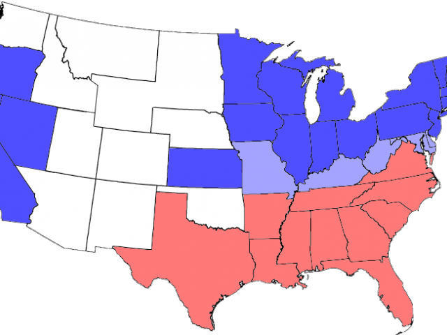 Civil War Clipart North America - Santa Fe New Mexico On Map - Png Download (640x480), Png Download