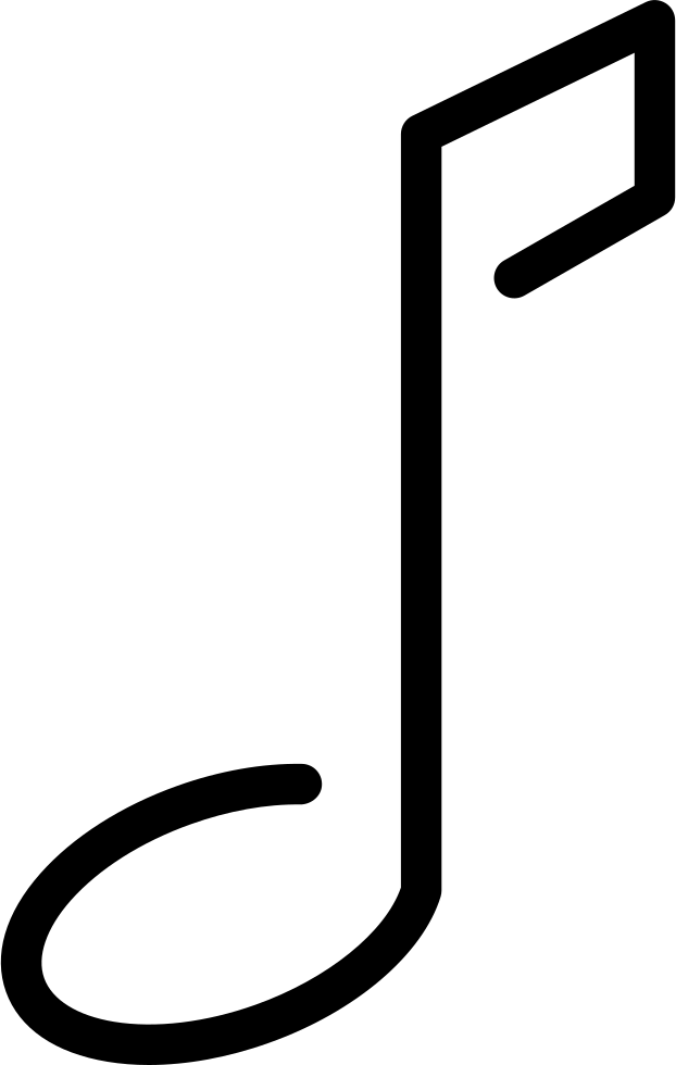 Big Music Note Comments Clipart (622x980), Png Download