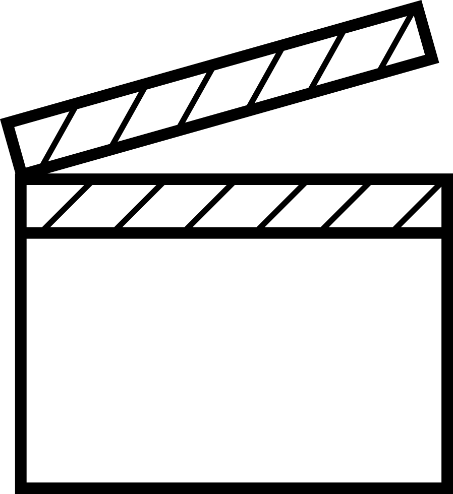 Png File Svg - Simbolo De Cine Para Colorear Clipart (898x980), Png Download